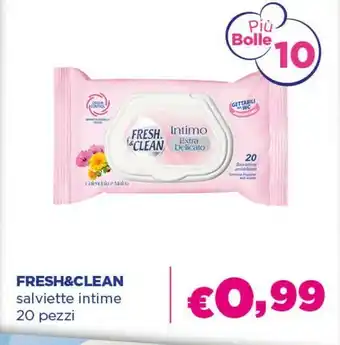 Acqua & Sapone Fresh& Clean Salviette Intime offerta