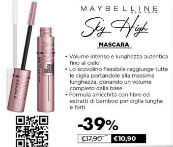 Acqua & Sapone Maybelline Mascara offerta
