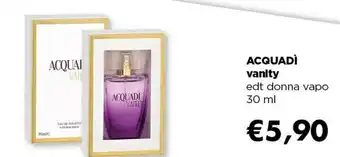 Acqua & Sapone Acquadì Vanity Edt Donna Vapo offerta