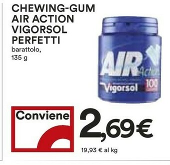 Coop Vigorsol Chewing-gum Air Action offerta