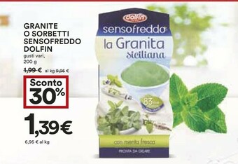 Coop Dolfin Granite/ Sorbetti Sensofreddo offerta