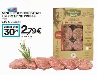 Coop Prosus Mini Burger Con Patate E Rosmarino offerta