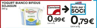 Coop Sojasun Bifidus Bianco Naturale 250 G(ml) offerta
