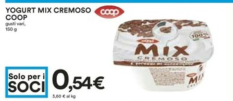 Coop Coop Yogurt Mix Cremoso offerta