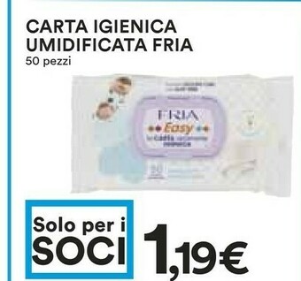 Coop Fria Carta Igienica Umidificata offerta