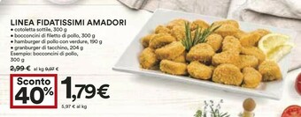 Coop Amadori Bocconcini Di Pollo 300 G(ml) offerta