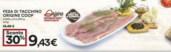 Coop Coop Fesa Di Tacchino Origine offerta