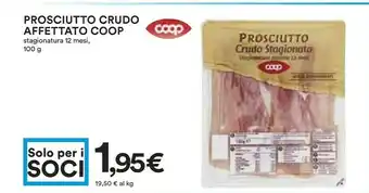 Coop Coop - Prosciutto Crudo Stagionato 100 G(ml) offerta