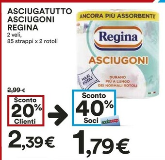 Coop Regina Asciugatutto Asciugoni offerta