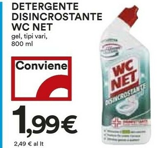 Coop Wc net Detergente Disincrostante Gel offerta