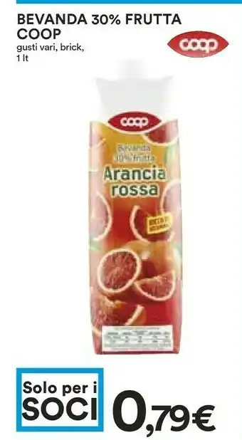 Coop Coop Bevanda 30% Frutta offerta