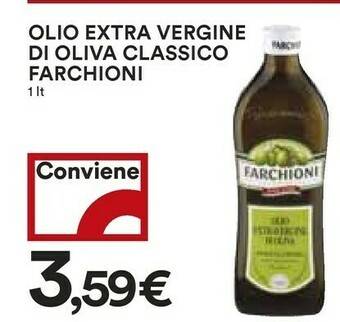 Coop Farchioni Olio Extra Vergine Di Oliva offerta