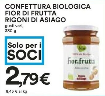 Coop Rigoni Di Asiago Fior Di Frutta Ciliegie 330 G(ml) offerta