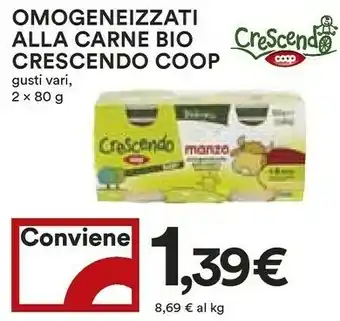Coop Coop - Crescendo Gusto Pesca 95% Frutta Biologica offerta