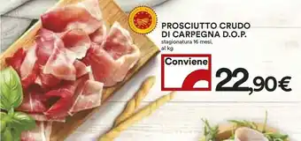 Coop Prosciutto Crudo Di Carpegna D offerta