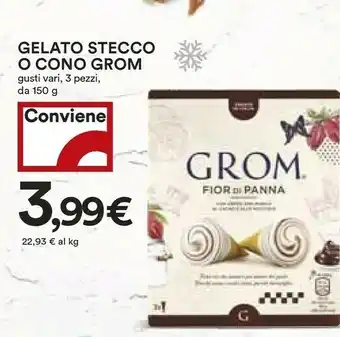 Grom Gelato Stecco O Cono