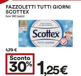 Coop Scottex Fazzoletti Tutti Giorni offerta