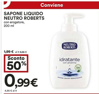 Coop Neutro Roberts Sapone Liquido offerta