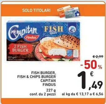 Conad Findus Pesce surgelato offerta