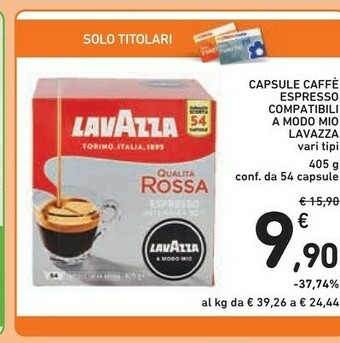 Conad Mio Cialde caffè offerta