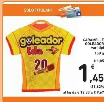 Conad Goleador Caramelle offerta