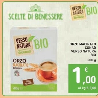 Conad Natura bio Orzo offerta