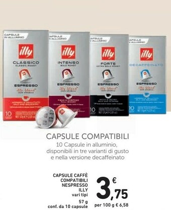 Conad Illy Caffè offerta