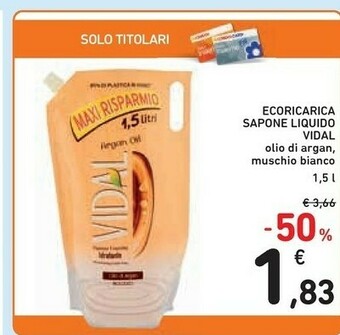 Conad Vidal Sapone liquido offerta