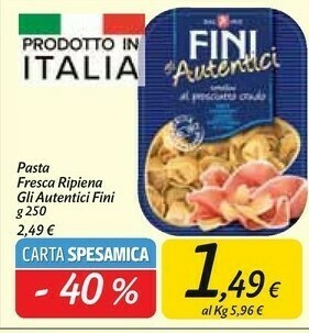 Carrefour Market Fini Modena Pasta ripiena offerta
