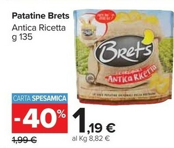 Brets Patatine Pepe Nero 135 G(ml)