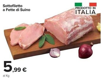Carrefour Market Sottofiletto A Fette Di Suino offerta
