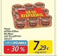 Carrefour Market Rio Mare Tonno Rio mare offerta