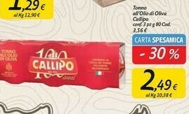 Carrefour Market Callipo Tonno offerta