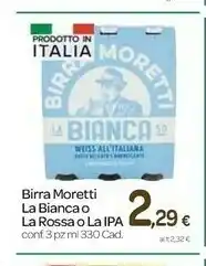 Carrefour Moretti Birra - Birra 330 G(ml) offerta