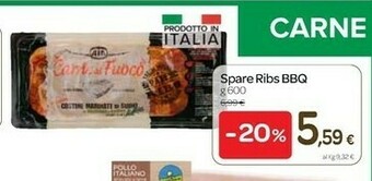Carrefour Aia Spare Ribs Bbq offerta