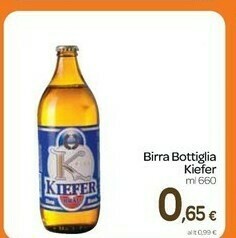 Carrefour Kiefer Birra Bottiglia offerta