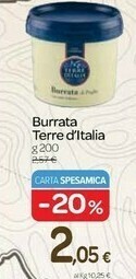 Carrefour Terre D'italia Burrata offerta
