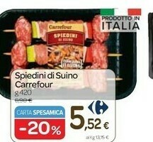 Carrefour Carrefour Spiedini Di Suino offerta