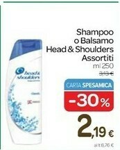 Carrefour Head & Shoulders Shampoo O Balsamo offerta