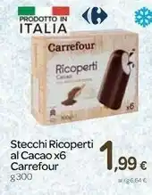 Carrefour Carrefour Stecchi Ricoperti Al Cacao offerta