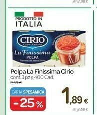 Carrefour Cirio Pomodori pelati offerta