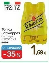 Carrefour Schweppes Schweppes - Tonica offerta