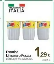 Carrefour Ferrero Ferrero - EstaThè Limone Bicchierino 200 g(ml) offerta