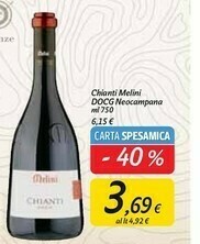 Carrefour Melini Chianti offerta