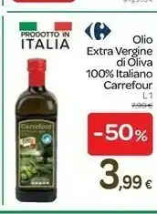 Carrefour Express Carrefour Olio Extra Vergine Di Oliva 100% Italiano offerta