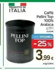 Carrefour Express Pellini Caffè Top 100% Arabica offerta