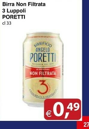 Docks Cash&Carry Angelo poretti Birra offerta