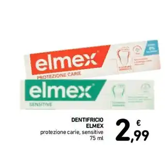Conad Elmex Dentifricio Protezione Carie , Sensitive 75 ml offerta