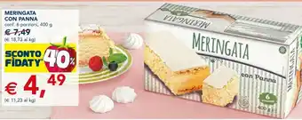 Esselunga Meringata Con Panna 400 G offerta