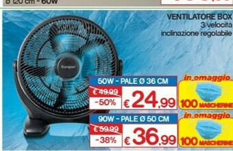 Satur Kooper Ventilatore offerta